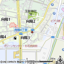 愛知県知多郡武豊町向陽3丁目22周辺の地図