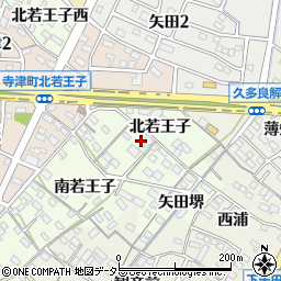 愛知県西尾市寺津町南若王子19周辺の地図