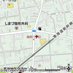 静岡県藤枝市高柳1593周辺の地図