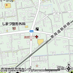 静岡県藤枝市高柳1593-3周辺の地図