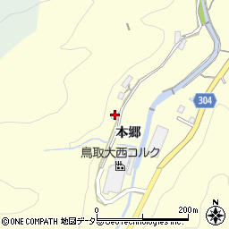 島根県浜田市内村町本郷99周辺の地図