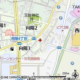 愛知県知多郡武豊町向陽3丁目41周辺の地図