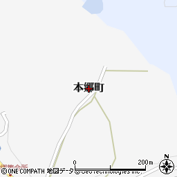 広島県庄原市本郷町周辺の地図