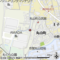 兵庫県小野市丸山町56周辺の地図