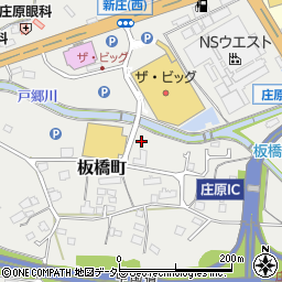 広島県庄原市板橋町190周辺の地図