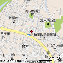 兵庫県姫路市花田町高木74周辺の地図