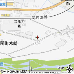 三重県亀山市関町木崎1760周辺の地図