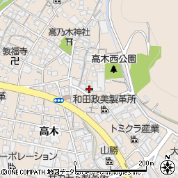 兵庫県姫路市花田町高木237周辺の地図