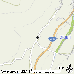 岡山県加賀郡吉備中央町湯山380周辺の地図