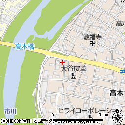 兵庫県姫路市花田町高木298周辺の地図