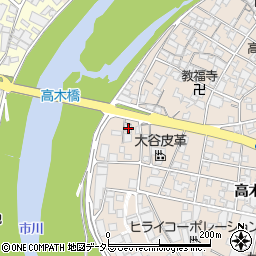 兵庫県姫路市花田町高木299周辺の地図