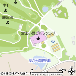 富士小野ゴルフクラブ周辺の地図