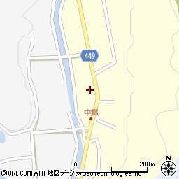 兵庫県相生市矢野町上土井461周辺の地図