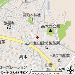 兵庫県姫路市花田町高木236周辺の地図
