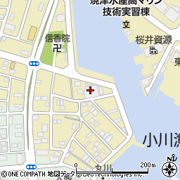 焼津共同冷蔵協組周辺の地図