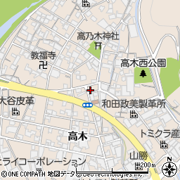 兵庫県姫路市花田町高木70周辺の地図