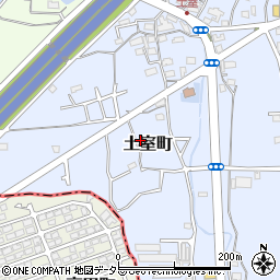 大阪府高槻市土室町周辺の地図