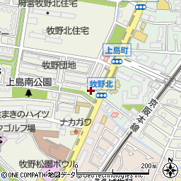 大阪府枚方市牧野北町6-2-1周辺の地図