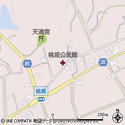 桃坂公民館周辺の地図
