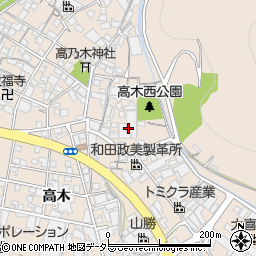 兵庫県姫路市花田町高木238周辺の地図