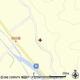 島根県浜田市内村町1136周辺の地図