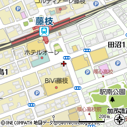 コンタクトアカデミー藤枝南口駅前店周辺の地図