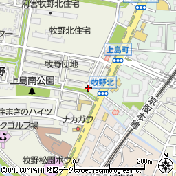 大阪府枚方市牧野北町6-1-1周辺の地図