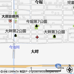 京都府城陽市寺田大畔周辺の地図