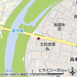 兵庫県姫路市花田町高木296周辺の地図