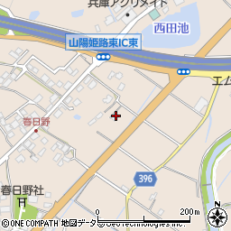 兵庫県姫路市飾東町塩崎564周辺の地図