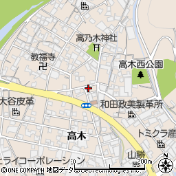 兵庫県姫路市花田町高木391周辺の地図