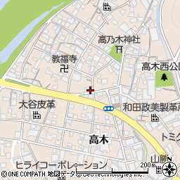 兵庫県姫路市花田町高木334周辺の地図