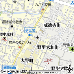 兵庫県姫路市威徳寺町37周辺の地図
