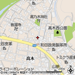 兵庫県姫路市花田町高木75周辺の地図