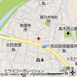 兵庫県姫路市花田町高木392周辺の地図