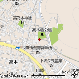 兵庫県姫路市花田町高木242周辺の地図
