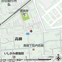 静岡県藤枝市高柳2553-2周辺の地図