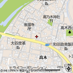 兵庫県姫路市花田町高木405周辺の地図
