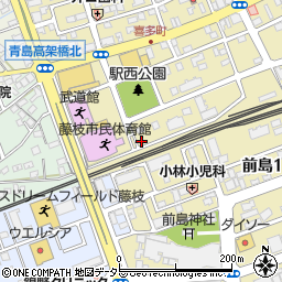 自衛隊藤枝地域事務所周辺の地図