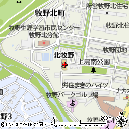 大阪府枚方市牧野北町10-40周辺の地図