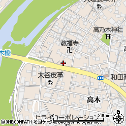 兵庫県姫路市花田町高木413周辺の地図