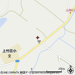 岡山県加賀郡吉備中央町上竹1739周辺の地図