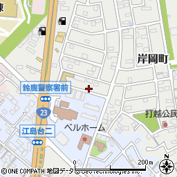 三重県鈴鹿市岸岡町3530周辺の地図