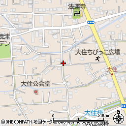 静岡県焼津市大住周辺の地図