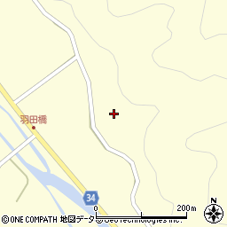 島根県浜田市内村町1196周辺の地図