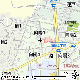愛知県武豊町（知多郡）向陽周辺の地図