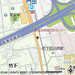 静岡県島田市竹下303-8周辺の地図