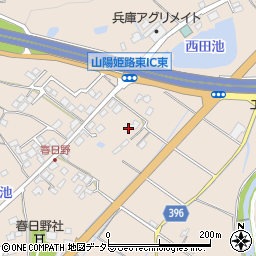 兵庫県姫路市飾東町塩崎873周辺の地図