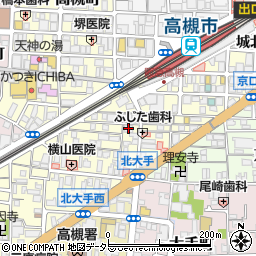 城北自転車預り所周辺の地図