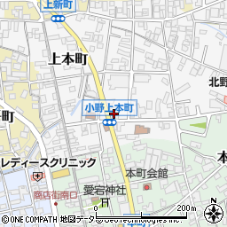 兵庫県信用組合小野支店周辺の地図
